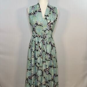 Kate Spade Floral Dalia Bloom Burnout Belted Dress